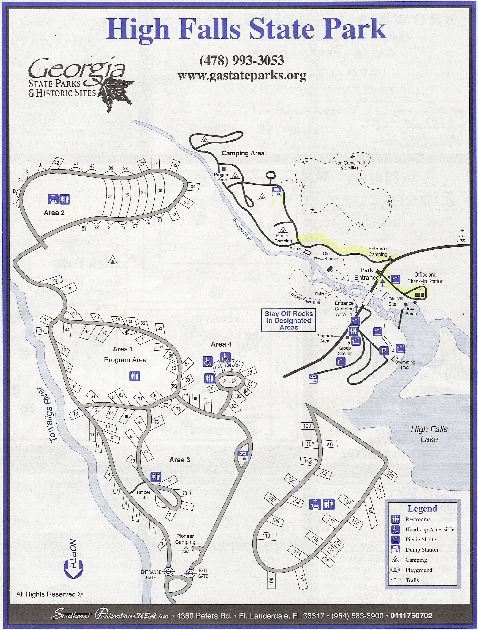 High Falls State Park Campground Map vrogue.co